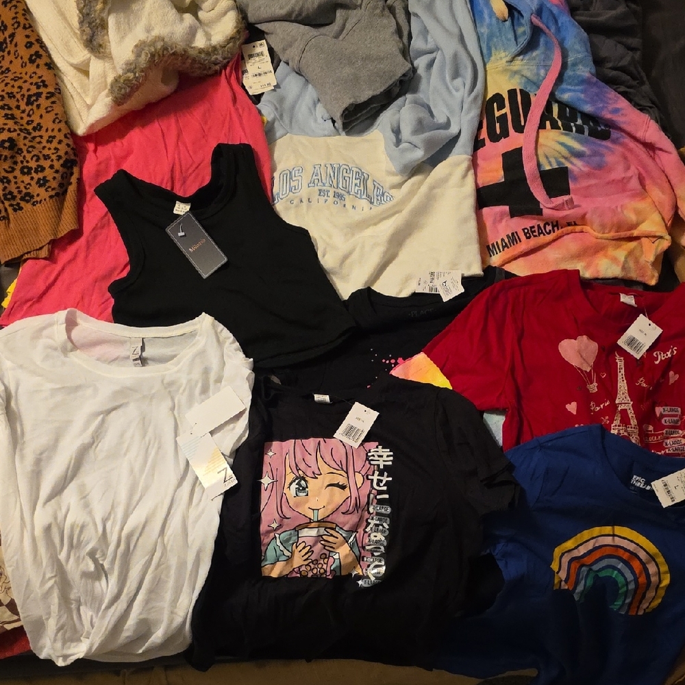 Graphic Kids T-Shirt - Black